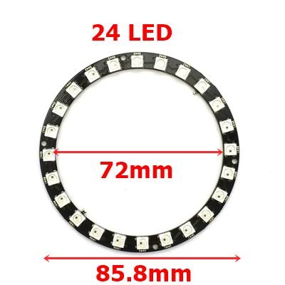 Module LED RGB 5050 WS2812B 24 LED