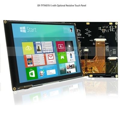 7 inch LCD Module Resistive Touch Screen