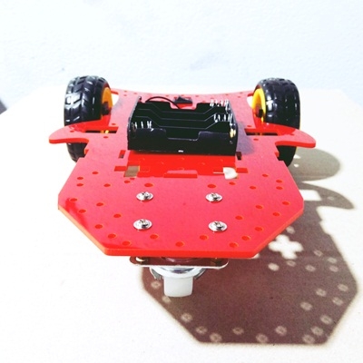BỘ KHUNG GỖ XE ROBOT THÔNG MINH HTC-2WD