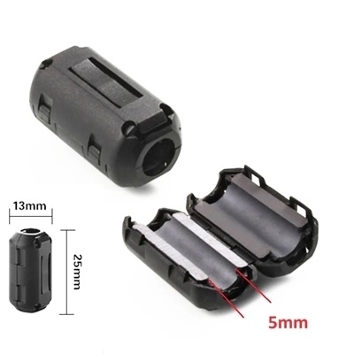 Lọc nhiễu Khử từ EMC cho dây 5mm