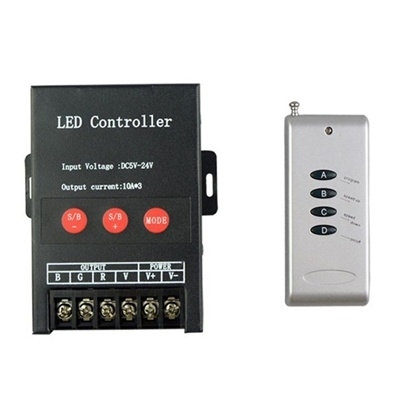 Mạch Điều Khiển LED RGB Có Remote DC5V-24V 30A