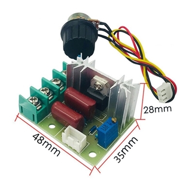 Mạch Chỉnh Điện Áp 220Vac 2000W Dimmer VR