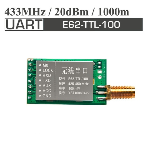 Mạch Thu Phát RF E62-TTL-100 433MHz