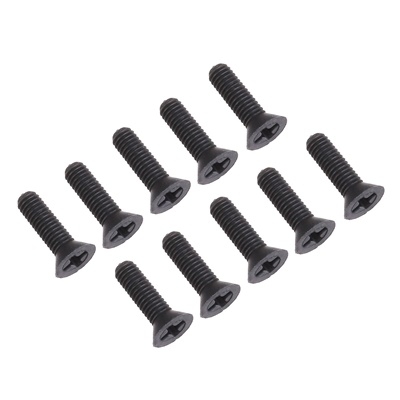 Ốc Vít Nhựa Màu Đen Đầu bằng m3 8mm