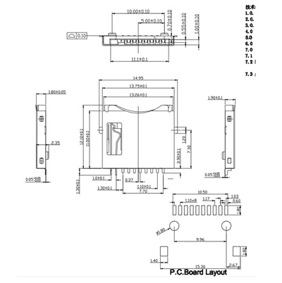 SOCKET TF Micro SD CARD
