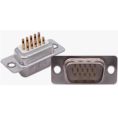 DB15 MALE WELDING WIRE WHITE GLUE GOLD PLATED