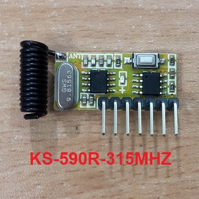 Mạch Thu Sóng RF Học Lệnh KS-590R-315MHZ