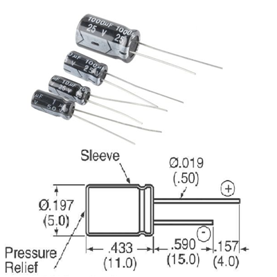 Tụ hóa 4.7UF 400V AISHI
