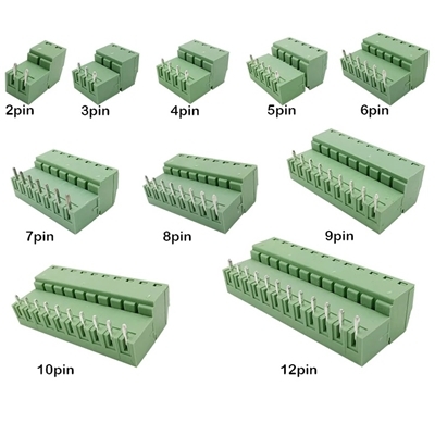Bộ Terminal 15EDG 3.81mm 6-Pin Chân Cong