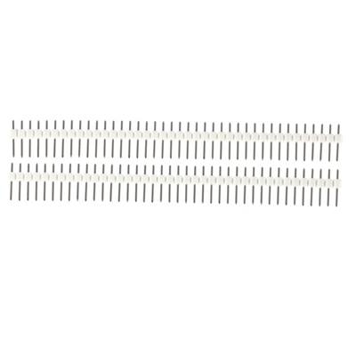 1x40 Pin 2.54mm DIP Straight white color