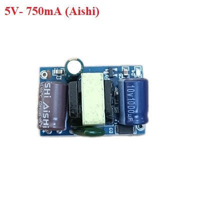 Nguồn AC- DC 5V-750mA- Aishi