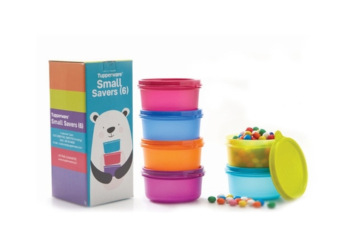 Tupperware Hà Lâm - Bộ hộp bảo quản thực phẩm Small Saver 200ml 6 hộp