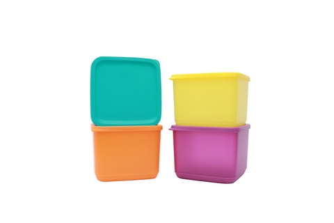 Tupperware Hà Lâm - Hộp bảo quản thực phẩm Square Round hay Small Summer Fresh 1l