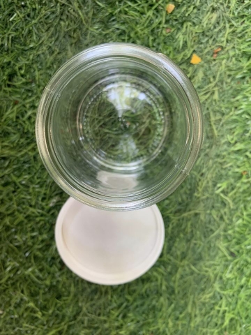 Wheaton hũ thủy tinh nắp trắng 944ml