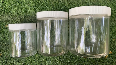 Wheaton hũ thủy tinh nắp trắng 944ml