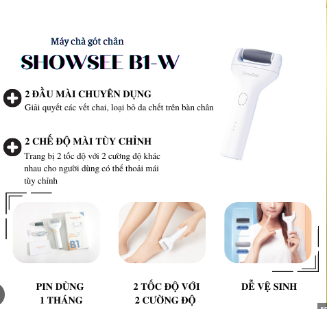 Máy mài gót chân ShowSee