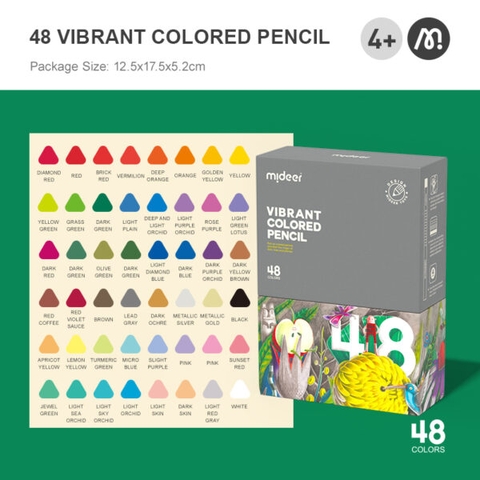 Mideer  Bút chì màu cao cấp Vibrant Colored Pencil