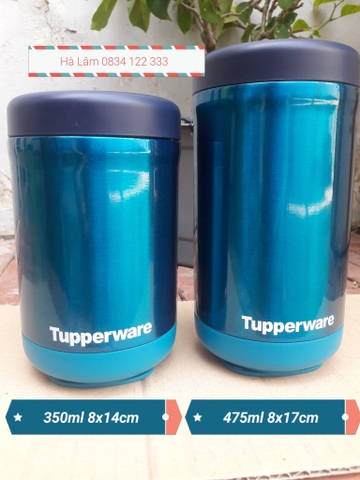 Tupperware Hà Lâm - Bình nước giữ nhiệt Thermal Stack. cont 475 ml