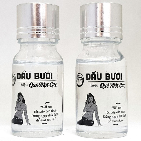 Tinh dầu bưởi kích mọc tóc dày, trị rụng tóc Quê Một Cục