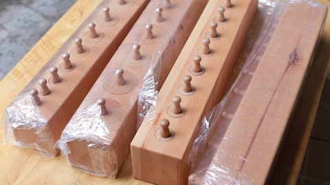 Bộ khối trụ có núm