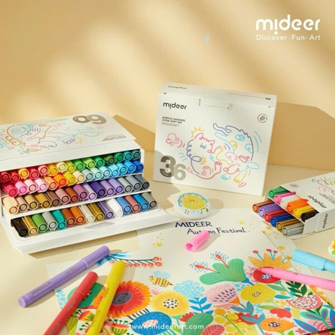 Mideer Acrylic Markers Bút màu dạ nước