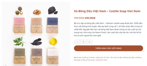 Noom Xà bông tự nhiên