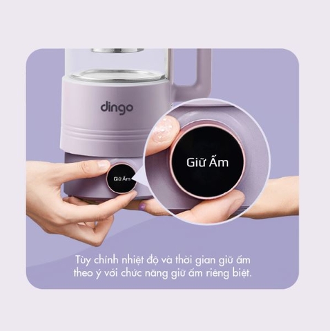DCB500 - Máy sữa hạt Dingo kèm cối pha trà