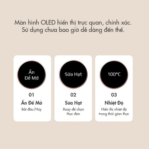 DCB500 - Máy sữa hạt Dingo kèm cối pha trà
