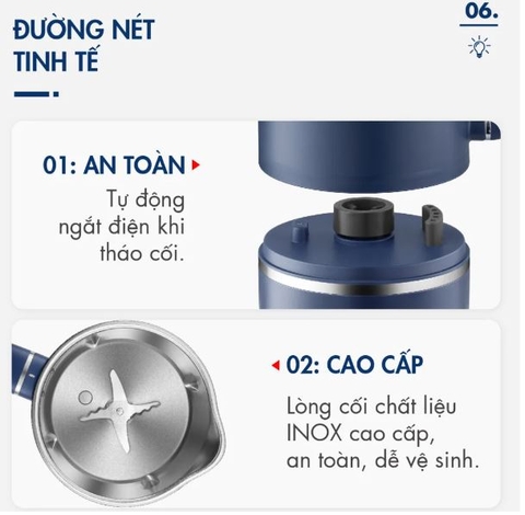 Máy sữa hạt Dingo DCB600 kèm ấm pha trà