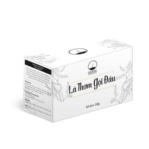 Gói lá thơm gội đầu