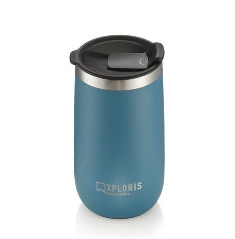 Tupperware - Ly giữ nhiệt Xploris nắp cài - Xanh đậm