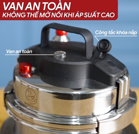 2Good Mini Pressure Cooker Nồi áp suất 2L