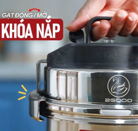 2Good Mini Pressure Cooker Nồi áp suất 2L