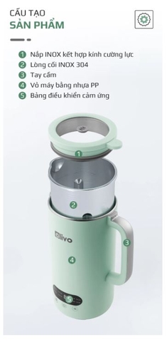 Máy nấu sữa hạt Olivo CB1000