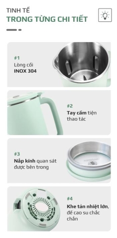 Máy nấu sữa hạt Olivo CB1000