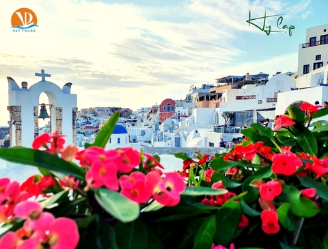 Athens- Đảo Lesvos- Đảo Santorini 8N7D 15/10/2020