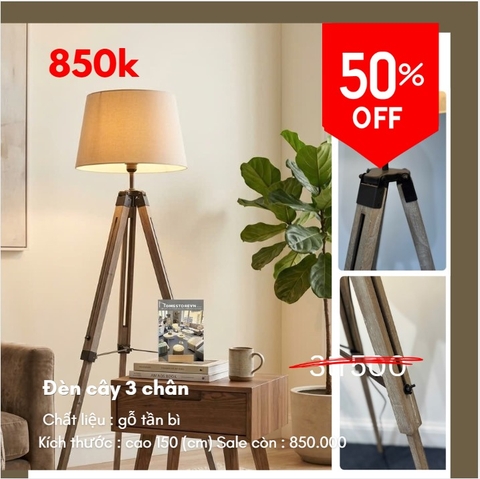 Đèn cây 3 chân