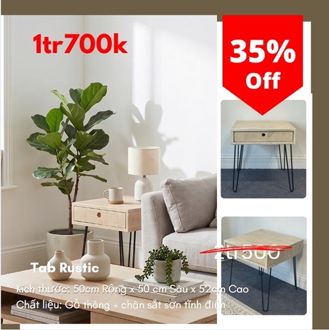 Tab rustic