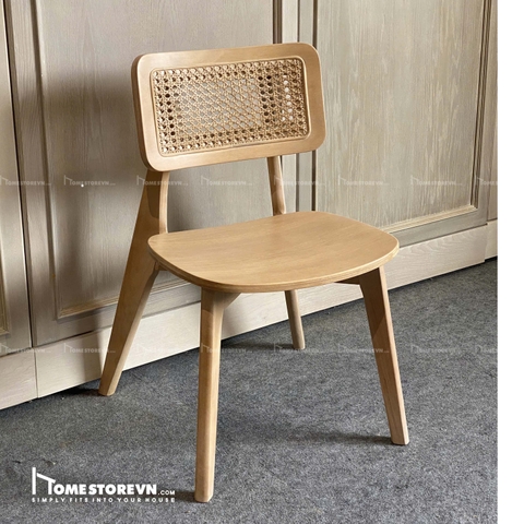 Ghế ăn lưng mây chân chéo - GA3