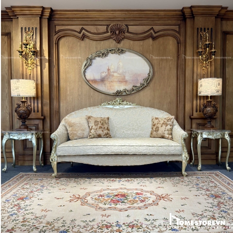 Sofa cổ điển dát vàng 2m - SF20