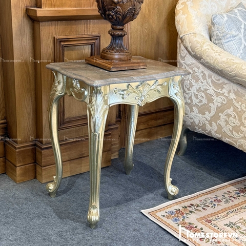 Tab vuông mặt đá dát vàng - TAP10