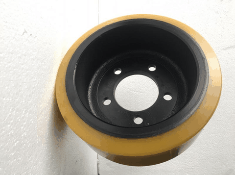 Bánh lái PU 250x100-80-5 xe nâng điện HangCha
