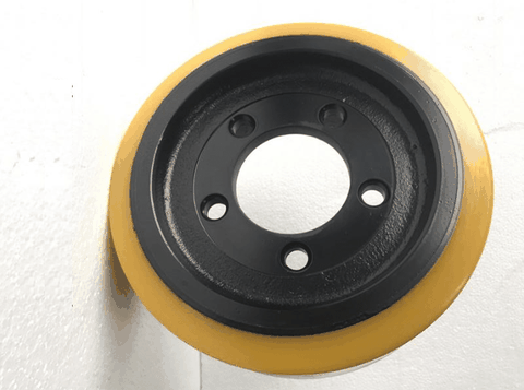 Bánh lái PU 250x100-80-5 xe nâng điện HangCha