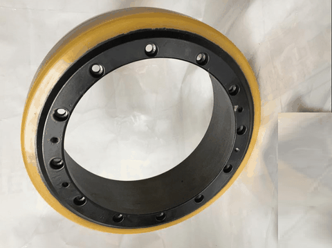 Bánh PU 250x85- 12 lỗ ốc xe nâng điện HangCha