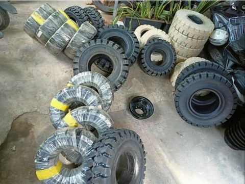 Dịch Vụ Thay Ép Lốp Xe Nâng Tại Bắc Ninh - Bắc Giang