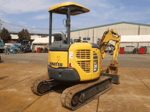 Máy xúc đào mini cũ Komatsu PC30MR-3