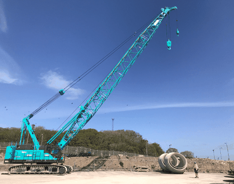 Xe cẩu bánh xích Kobelco 80 tấn model CKE800G-3