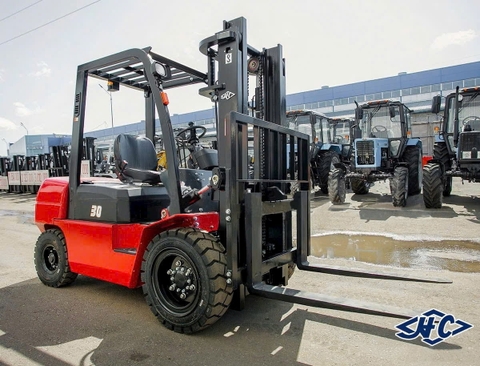Xe nâng 3 tấn XF series HangCha động cơ Isuzu sản xuất tại Nhật Bản