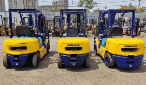 Xe nâng dầu, xe điện cũ Toyota, Komatsu, TCM, Nhật Bãi...