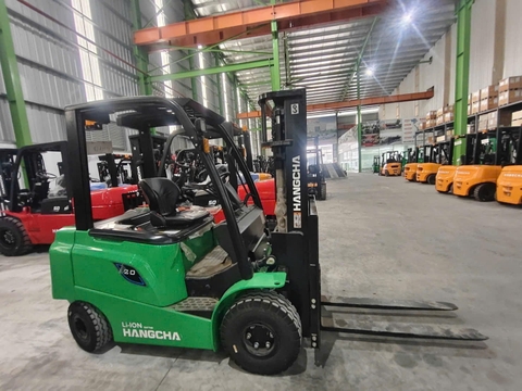Xe nâng điện 2.5 tấn HangCha Pin Lithium ion mới